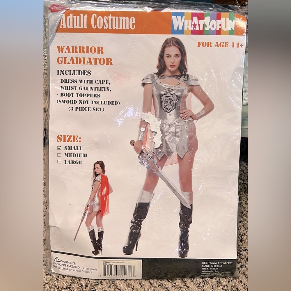 Adult Warrior Gladiator Halloween Costume